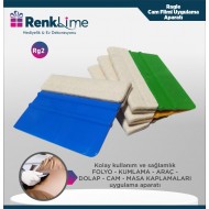 Keçeli Ragle Folyo Cam Filmi Uygulama Aparatı