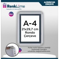 Opti Çerçeve Alüminyum A4 Rondo