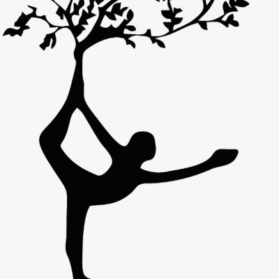 Lazer Kesim Metal Duvar Dekoru, ağaç bale figürü 40 cm