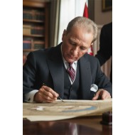 Masif Ahşap Üzeri UV Baskı ATATÜRK Portresi