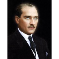 Masif Ahşap Üzeri UV Baskı ATATÜRK Portresi