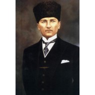 Masif Ahşap Üzeri UV Baskı ATATÜRK Portresi