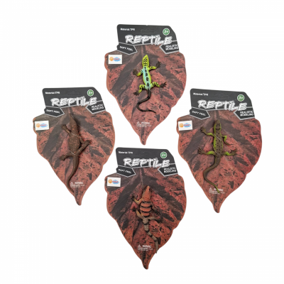 KARTELADA 4 ASST.YUMUŞAK SÜRÜNGEN HAYVANLAR