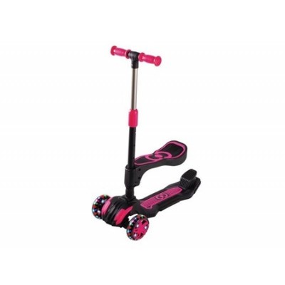 CW COMBO OTURAKLI SCOOTER PEMBE