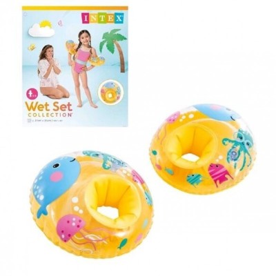 59651 Deniz Hayvanları Desenli Yuvarlak Kolluk 27 cm