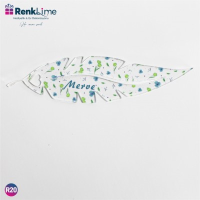 Pleksi Kitap Ayracı Yaprak