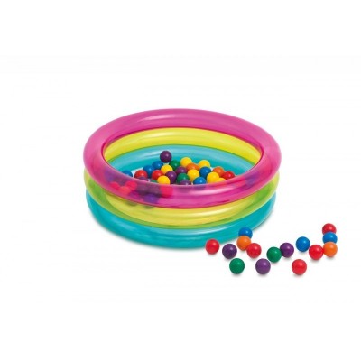 48674 Renkli 3 Bölme Toplu Havuz 86 cm cm