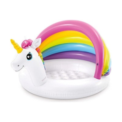 57113 Unicorn Şekilli Şişme Taban Gölgelikli Havuz 127 cm