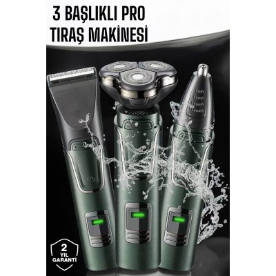 Kulak Ve Burun Başlıklı Profesyonel Tıraş Makinesi