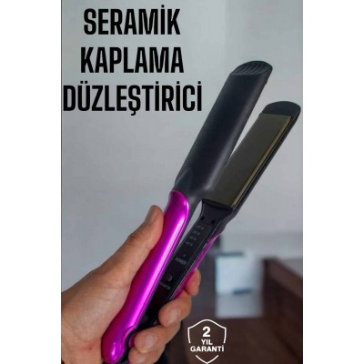 Seramik Kaplama Isı Ayarlı Yıpranma Karşıtı Saç Düzleştirici