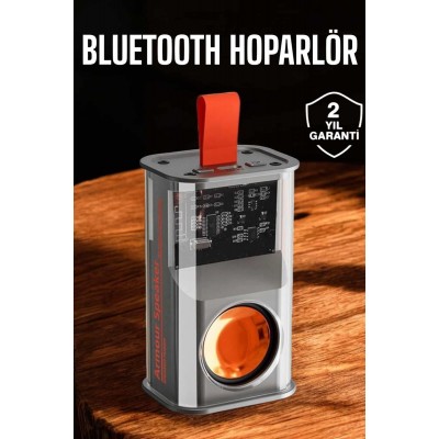Bluetooth Bağlantılı Kablosuz Taşınabilir Güçlü Ses Performansı