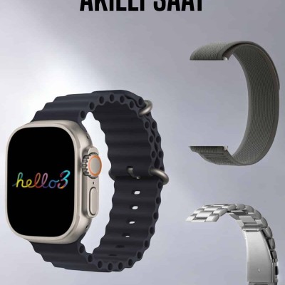 Akıllı Saat Yeni Nesil Bluetooth Bağlantılı Uyku Sağlık Takibi GPS Ve NFC Uyumlu