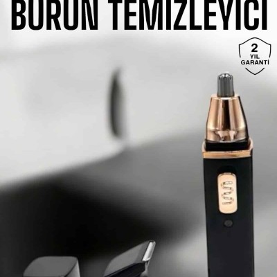 Seyahat Tipi Mini Taşınabilir Siyah Burun Kulak Yanak Kıl ve Tüy Temizleme Makinesi