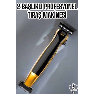 Çift Başlıklı Jilet Tıraş Makinesi Taşınabilir Suya Dayanıklı Sinek Kaydı