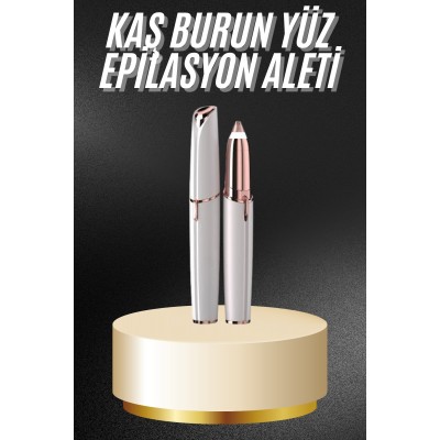 Unısex Şarjlı Kaş Bıyık Alma Epilatörü Hassas Ciltlere Özel Acısız
