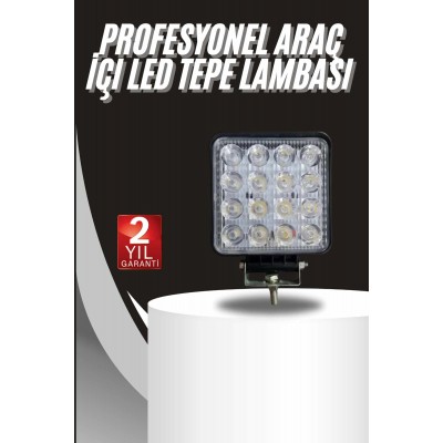 Oto Lamba 10 Led Işık Ayarlanabilir Yüksek Aydınlatmalı Beyaz Far
