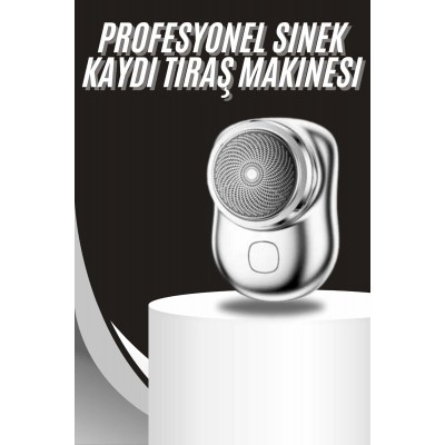 Kablosuz Tıraş Makinesi Günlük Hızlı Taşınabilir Şarjlı Yuvarlak Paslanmaz Çelik