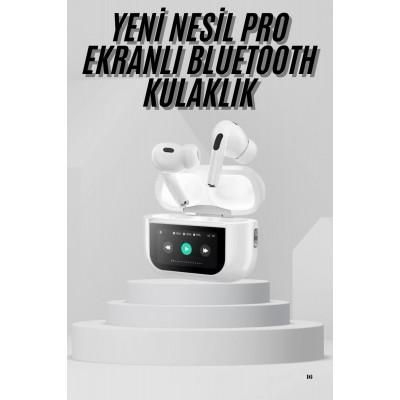 Dokunmatik Ekranlı Air Pro 2 ANC Kulaklık Kablosuz Çok Fonksiyonlu