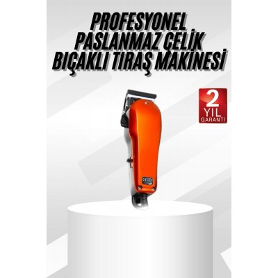 Profesyonel Tıraş Makinesi Uzun Ömürlü Kırmızı Saç Sakal Kesme