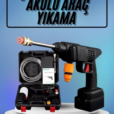 Bahçe Sulama Tabancası Makinesi Yüksek Basınçlı Akülü Yıkama Makinesi