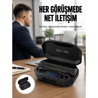 Çağrı Cevaplayabilen Akıllı Saat 5.2 Bluetooth Bağlantılı Gaming Kulaklık Yeni Nesil