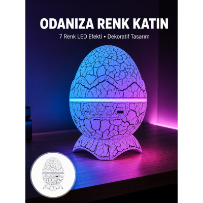 Yıldız Gökyüzü Efektli Çok Modlu Gece Işığı