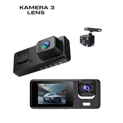 1080P 3 Kameralı Araç DVR -Q301