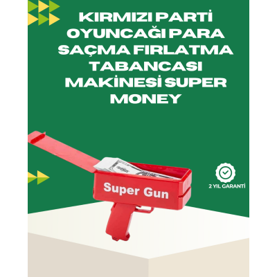 Elektrikli Money Gun Oyuncak Parti Tabancası