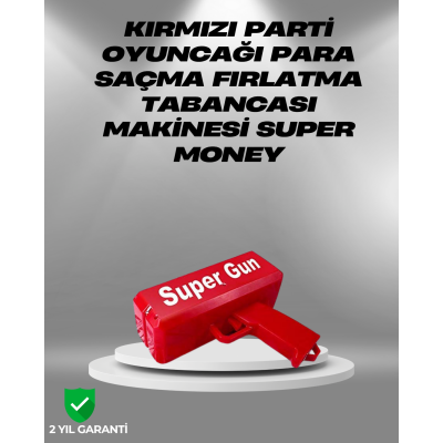 Dolar Boyutunda Kâğıt Atışı Yapan Pil ile Çalışan Oyuncak Tabanca