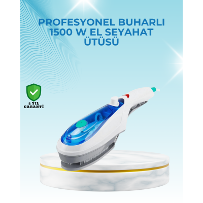 1500W Güçlü Buharlı Ütü | Yanık Riski Olmadan Hızlı Ütüleme