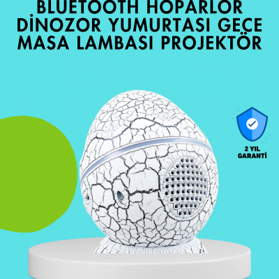 Dinozor Yumurtası Tasarımlı Gece Lambası – Müzik ve Işık Senkronizasyonlu
