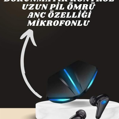 7 Kordonlu Akıllı Saat Ve Oyuncu Kulaklığı ANC Özelliği Kulak İçi Mikrofonlu Sesli Görüşme