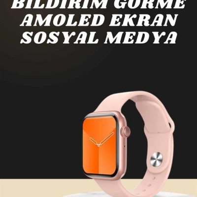 Akıllı Saat Alarm ve Titreşim Uyku ve Sağlık Takibi GPS Uyumlu Nabız Ölçer Sesli Görüşme