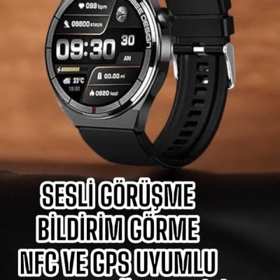 Akıllı Saat Bluetooth Bağlantılı Amoled Ekran Uyku ve Sağlık Takibi