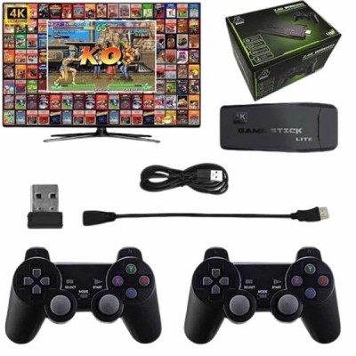 Çift Kollu 2.4g kablosuz Retro 4k Game stick 3500 oyun atari HD Görüntü Kalitesi