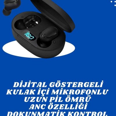 Çift Kulaklık Kampanyası Dokunmatik Kontrol Kulak İçi Yüksek Ses Kaliteli Mikrofonlu