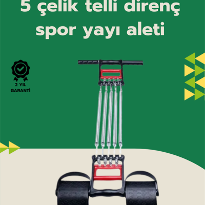 Çok Fonksiyonlu 3'ü 1 Arada Spor Aleti – Kol, Göğüs Genişletici ve Mekik Destekçisi