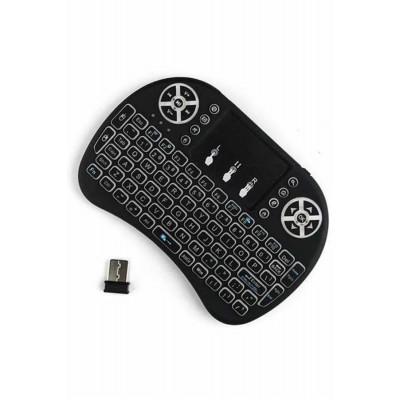 Kablosuz Türkçe Q Klavye RGB Işıklı Televizyon Ps3 Dokunmatik Mouse