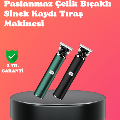 Paslanmaz Çelik Bıçaklı Sinek Kaydı Tıraş Makinesi Uzun Ömürlü