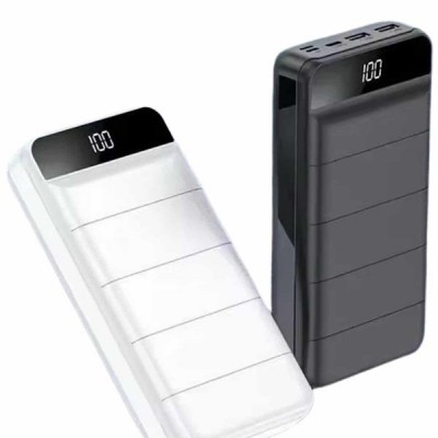 Powerbank 50.000 Mah Dijital Göstergeli Taşınabilir 4 Portlu Hızlı Powerbank