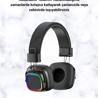 Yüksek Ses Kaliteli Kablosuz Kulak Üstü Kulaklık – BT 5.3