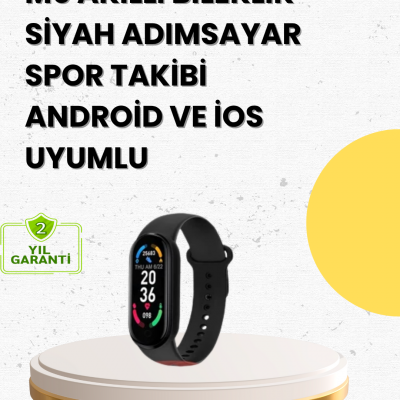 uzun şarjlı Spor Akıllı Saat – Adımsayar ve Nabız Ölçer Özellikli
