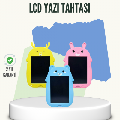Çocuklar İçin LCD Yazı Tableti | Kilitli ve Göz Yormayan Ekran