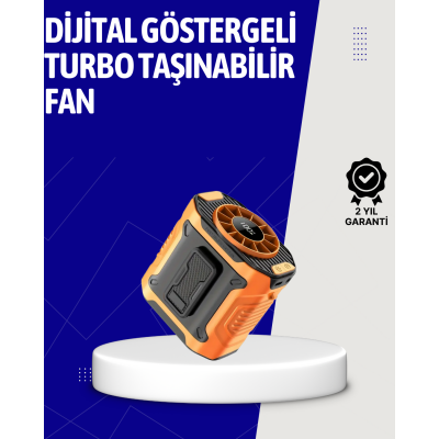 5000mAh Şarjlı Soğutma Fanı Taşınabilir