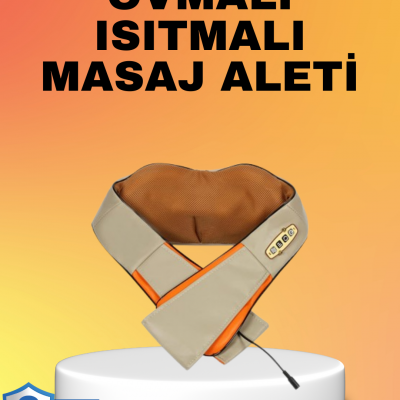 Kas Ağrılarına İyi Gelen Ovmalı Isıtmalı Boyun Omuz Bel Masaj Aleti