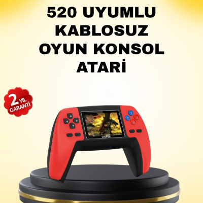 P5 Retro GamePad 520 Oyunlu TV ve Elde Oynanabilir Konsol