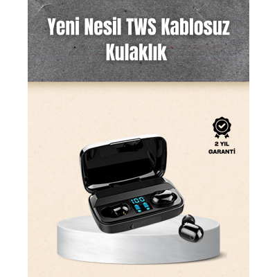 A10s TWS Ergonomik Bluetooth Kulaklık Uzun Pil Ömürlü