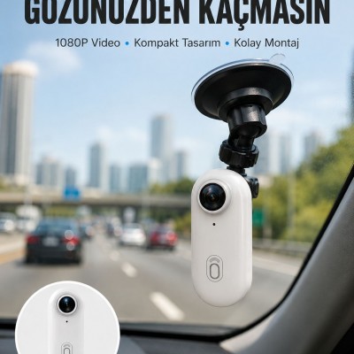 Şarj Edilebilir Uzun Ömürlü Mini Spor Kamera Full HD
