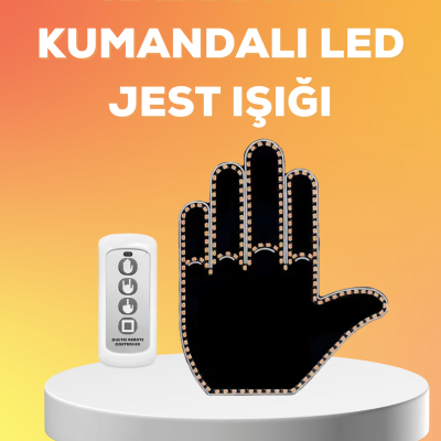 Kompakt Tasarımlı LED Jest Işığı – Selam ve Teşekkür Modları