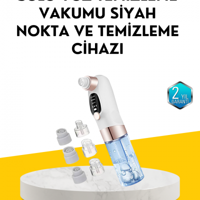 Çok Fonksiyonlu Cilt Bakım Cihazı – Siyah Nokta, Gözenek ve Akne Temizleyici